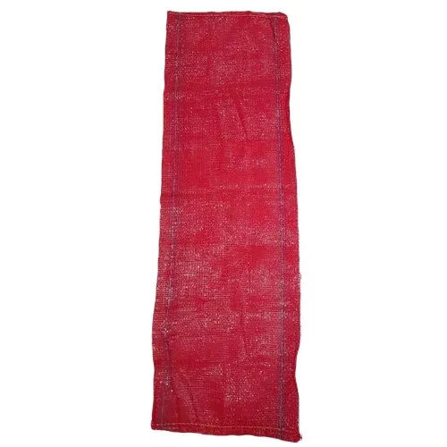 Long red Leno MD mesh bag